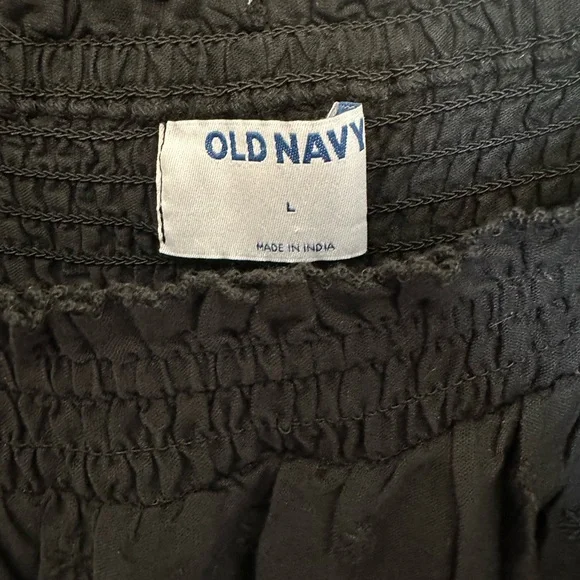 Old navy Lacey peplum top black large - Picture 4 of 4